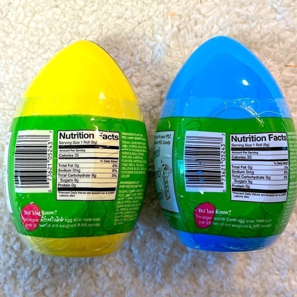Pez 2005 Rare Easter Hippity Hoppity Bunny, Chick, Lamb Sealed Eggs 12 Total - Picture 10 of 10